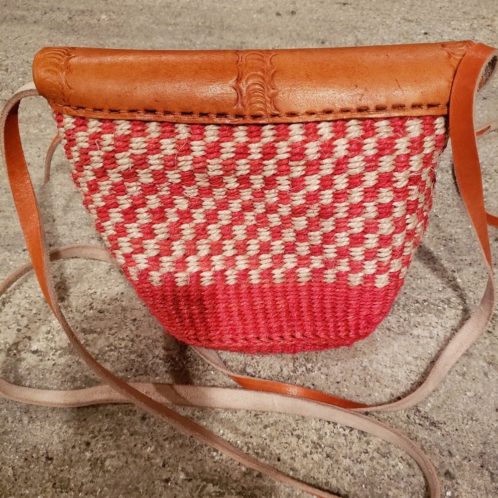 African handmade sisal bag